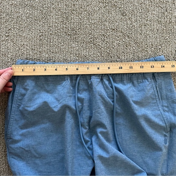 Tommy Bahama Alicia IslandZone Chambray Joggers in Breakwater Blue Size XS - Picture 9 of 11